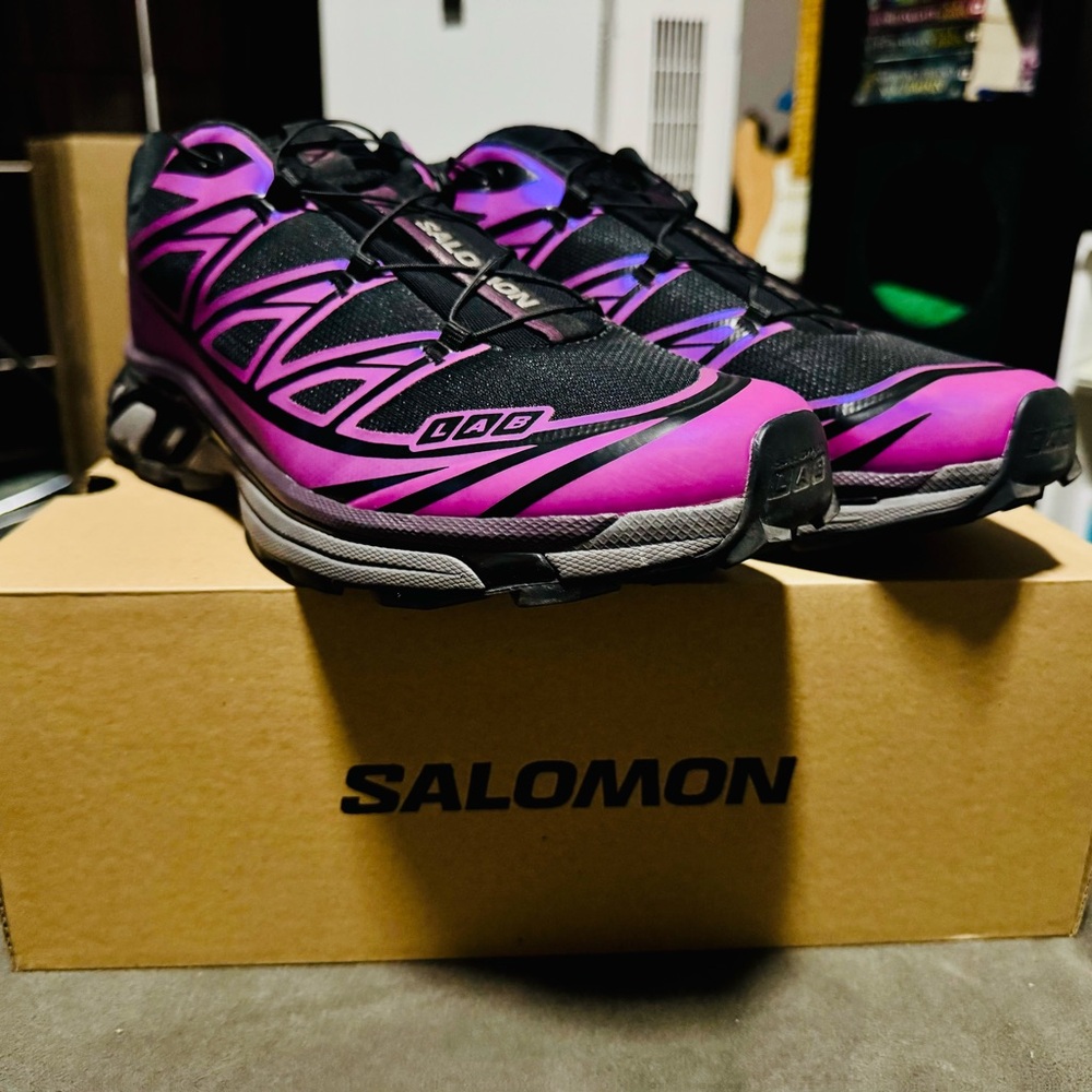 Salomon Men’s Speedcross Trail Running Shoes - Black & Purple